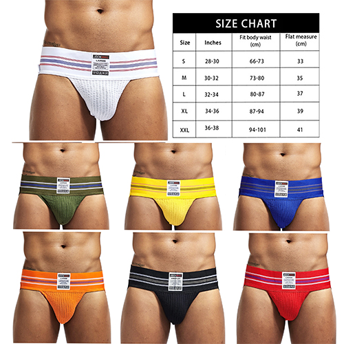 תחתוני ג׳וקסטראפ JOCKMAIL מכותנה בד נושם במבחר צבעים